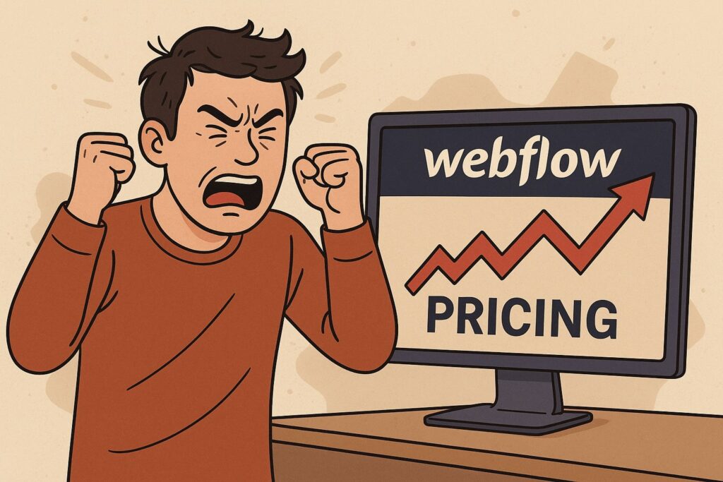 Webflow pricing increase