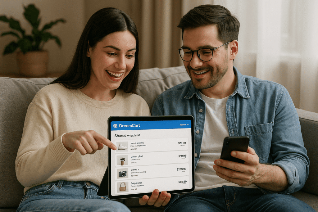 E-commerce wish list
